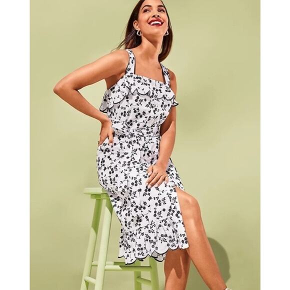Ann Taylor Floral Embroidered Sheath Dress Size SP - Picture 1 of 12